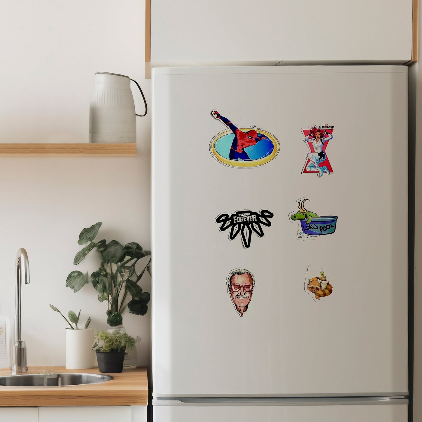 Marvel Stickers (Pack of 6)