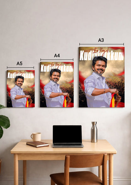 En nenjil kudiyirukkum Thalapathy Poster